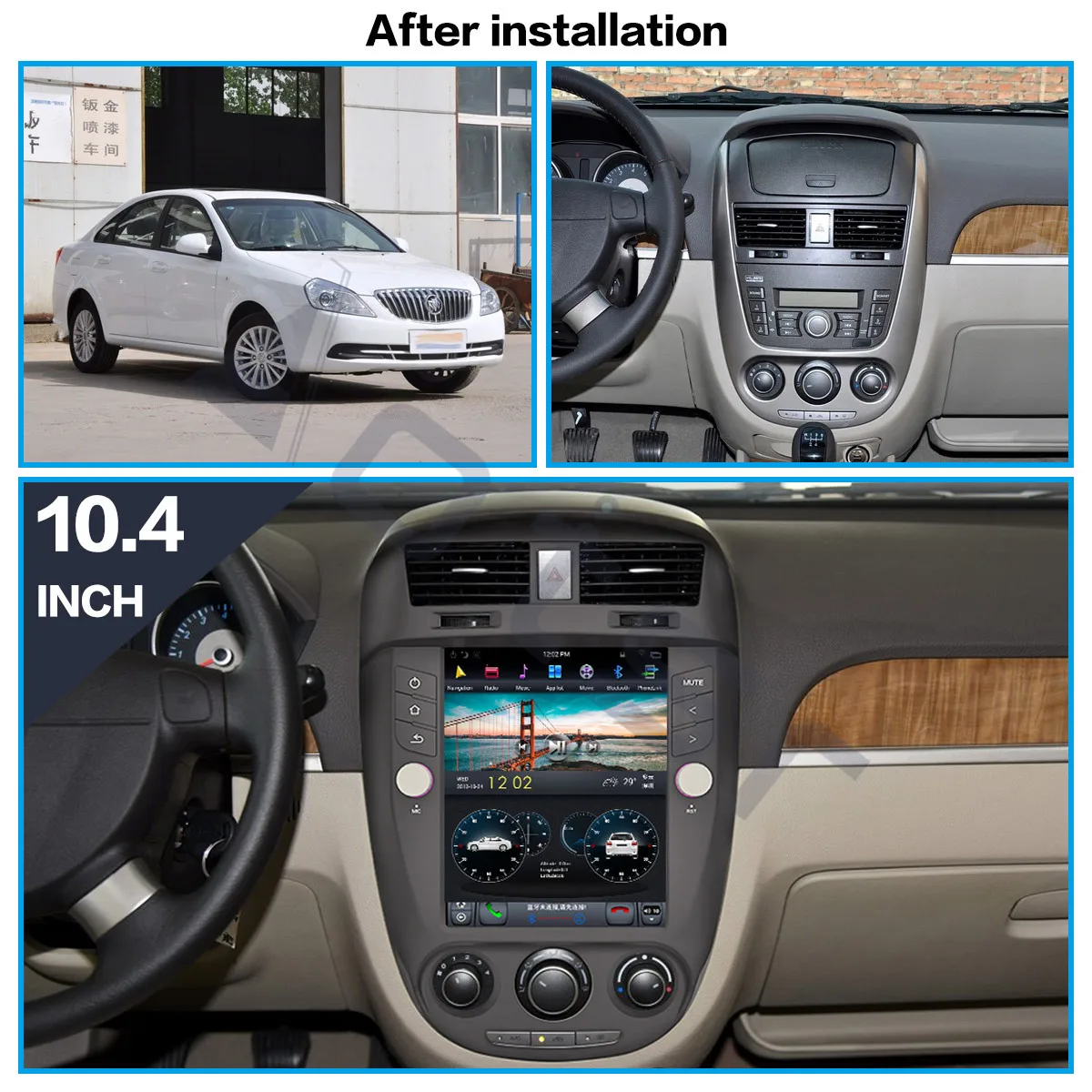 Android 11 Car Radio Screen For Buick Excelle 2008 2009 2010 2011 2012 2013 2014 2015 Multimedia Player Carplay Stereo Head Unit