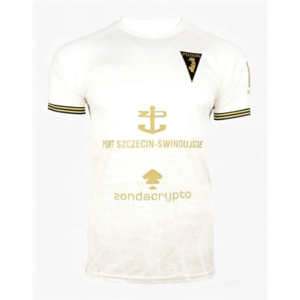 2026 New Pogoń Szczecin Model Team Uniform Short Sleeved Basketball Shirt Polish League Fan Edition Breathable Quick Drying