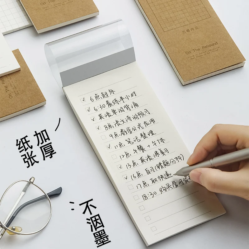 4pcs/set A7 Notebook All-Weather Notebook Waterproof Writing Paper Note Book in Rain Military Outdoors Camping Notepad Supplies