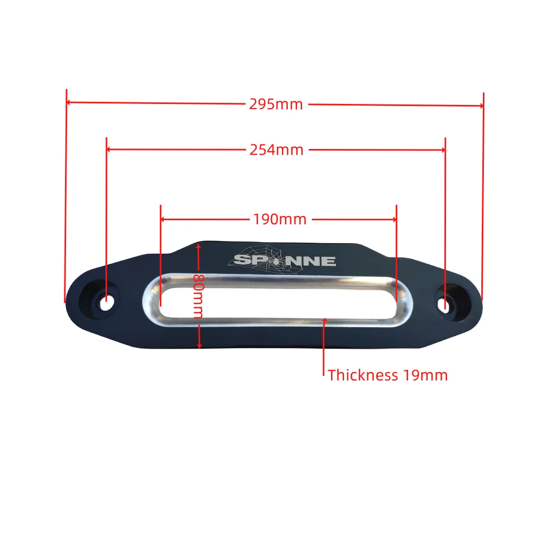 Uniwersalny Hawse Fairlead aluminiowy 10 \