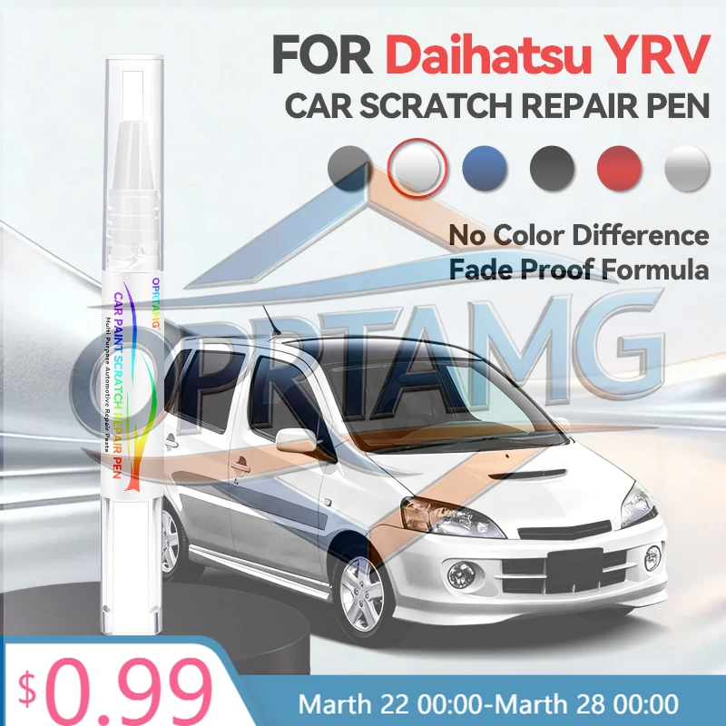 

Purpose Vehicle Car Paint Repair Pen For 1996-2026 Daihatsu YRVPaint Scratch Repair Accessories White Black Sliver