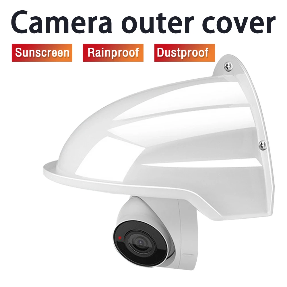 Coperture protettive universali Scudo da parete Copertura impermeabile antipioggia Torretta Telecamere dome Scatola di protezione Protezione telecamera di sicurezza