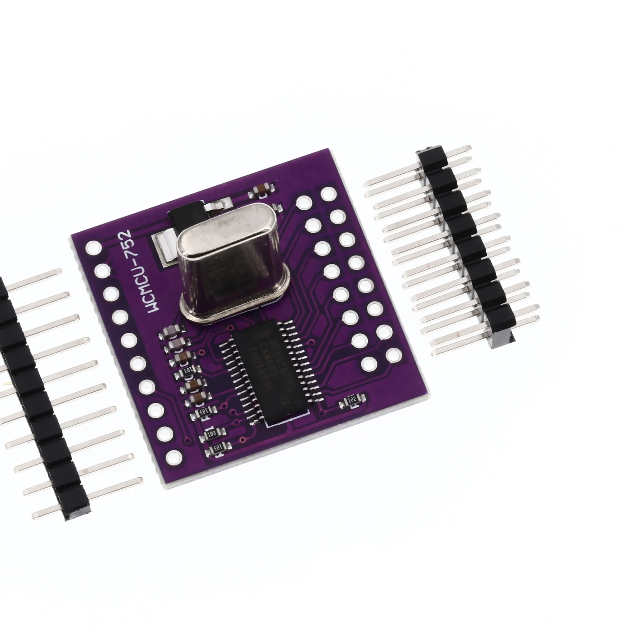 MCU-752 SC16IS752 IIC I2C/SPI Bus Interface to Dual Channel UART Conversion Board Module