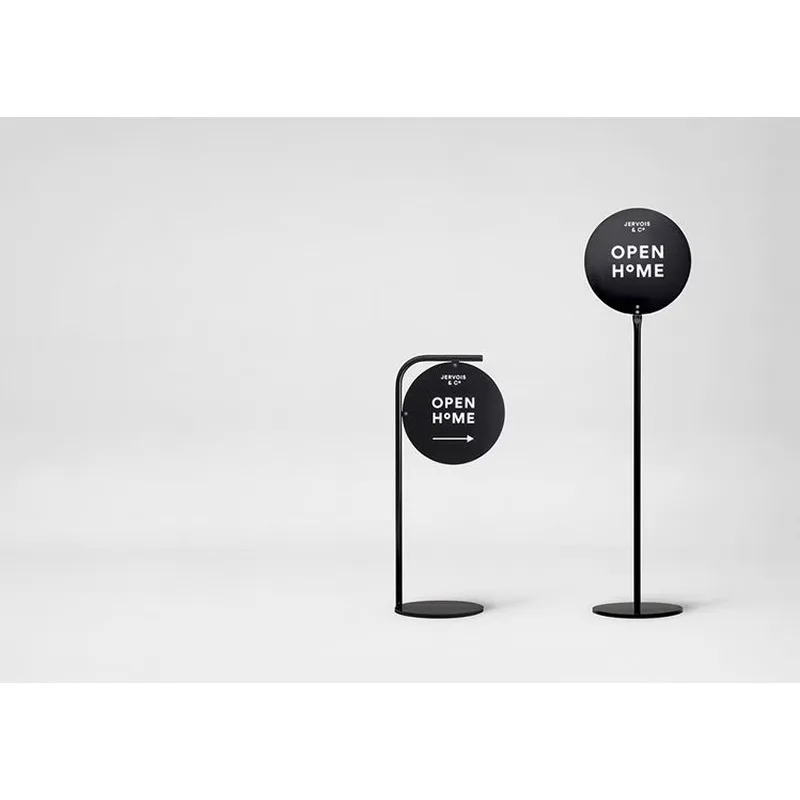 

Indication Floor Vertical Signs Nordic Billboards Display Outdoor Poster Holders Creative Door Head Wall