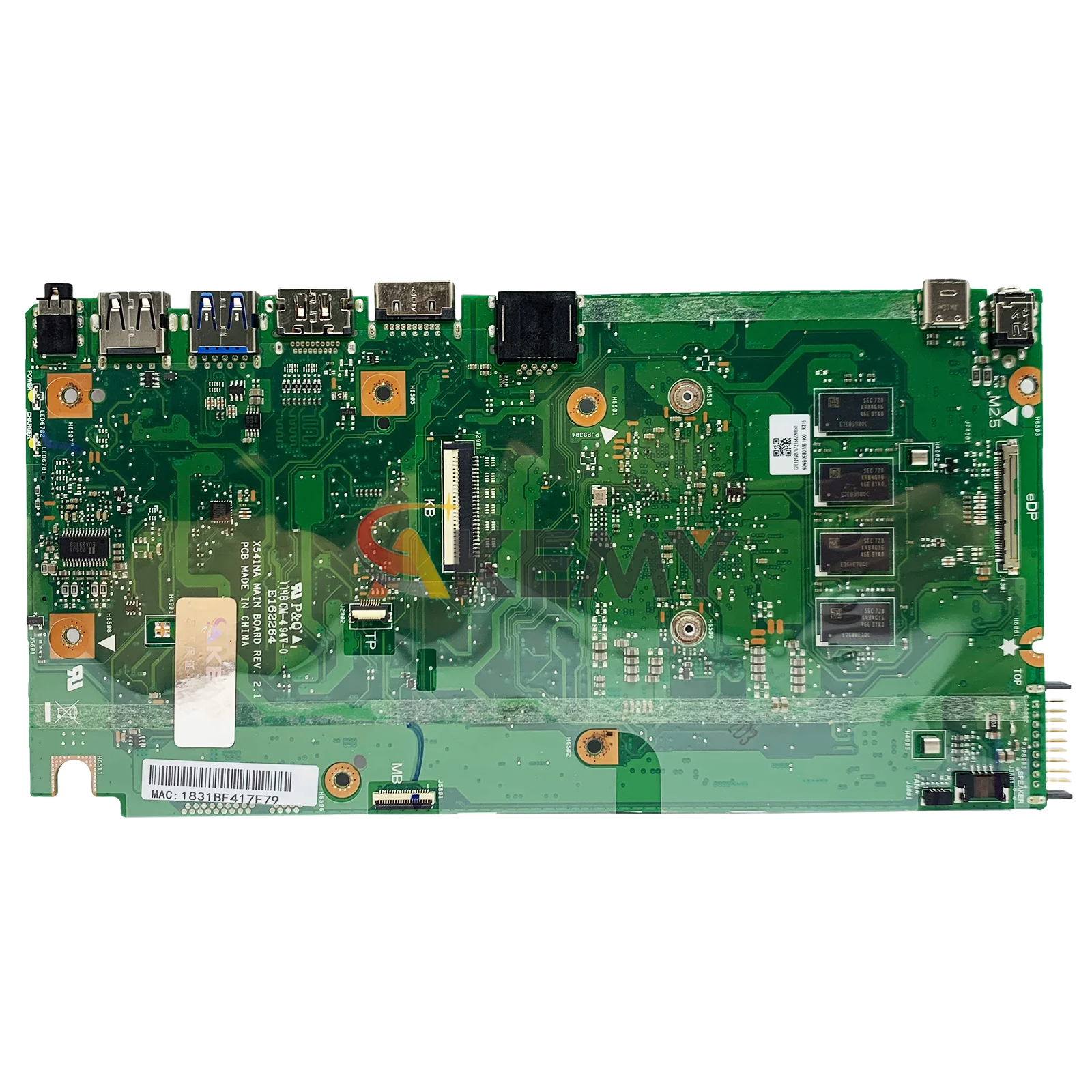 X541NA Laptop Moederbord Voor ASUS VivoBook X541NA R541N A541N X541NC F541N X541N A541N Notebook Moederbord Met Celeron CPU stk