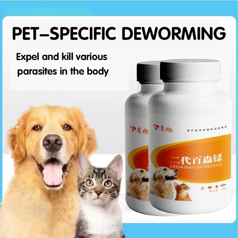 Spezielle Entwurmungstabletten für Hunde und Katzen töteten schnell Trematoden, Peilstreifenwürmer, Nematoden, Taubenwürmer, Stuhlwürmer und Rundwürmer.