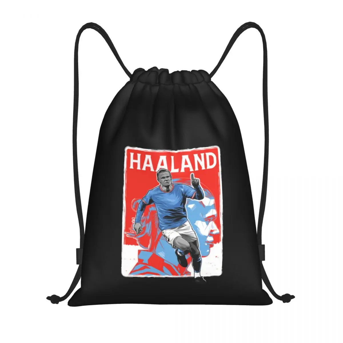 Norway-Mochila clásica con cordón para gimnasio, bolso de viaje, Erlings, Brauts, Haalands y Hﾥlands