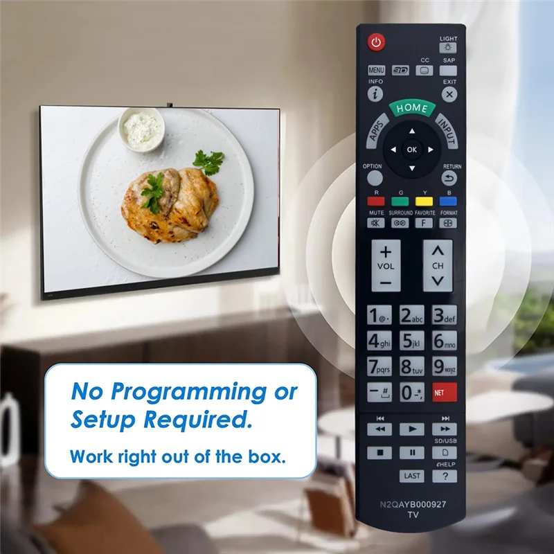 تم استبدال جهاز التحكم عن بعد HFES N2QAYB000927 لباناسونيك 4K HD TV TC58AX800U TC65AX800U TC65AX900U TC85AX850U TC58AX800U TC65AX800U