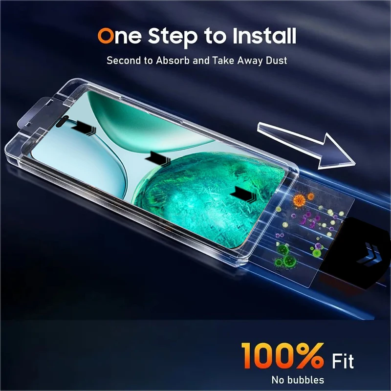 1-3 قطعة خالية من الغبار سهلة التركيب طبقة رقيقة واقية ل الشرف X8c X8b X8a X8 X7d X7c X7b X7a X7 X6c X6b X6a X6 واقي للشاشة