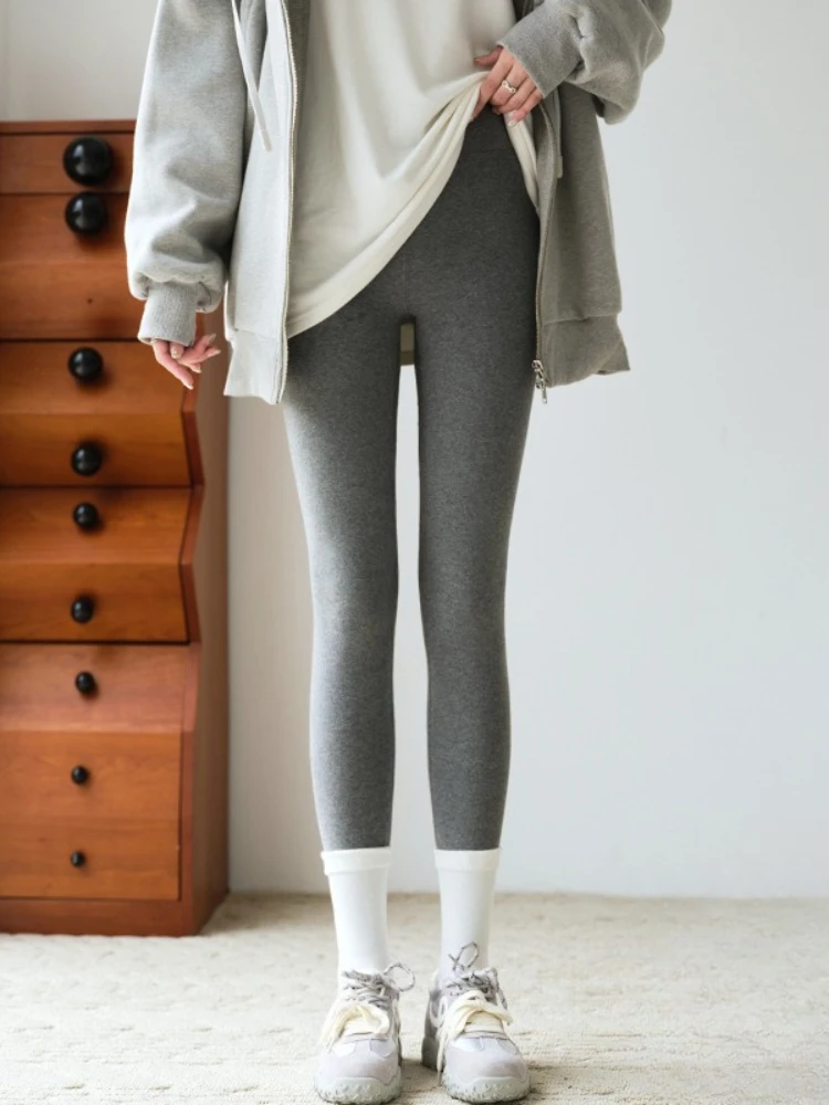 Autumn Winter Women Sexy Leggings High Stretch Tight Casual High Waisted Thermal Pants Thick Leggings Sexy Girl Fitness Clothing