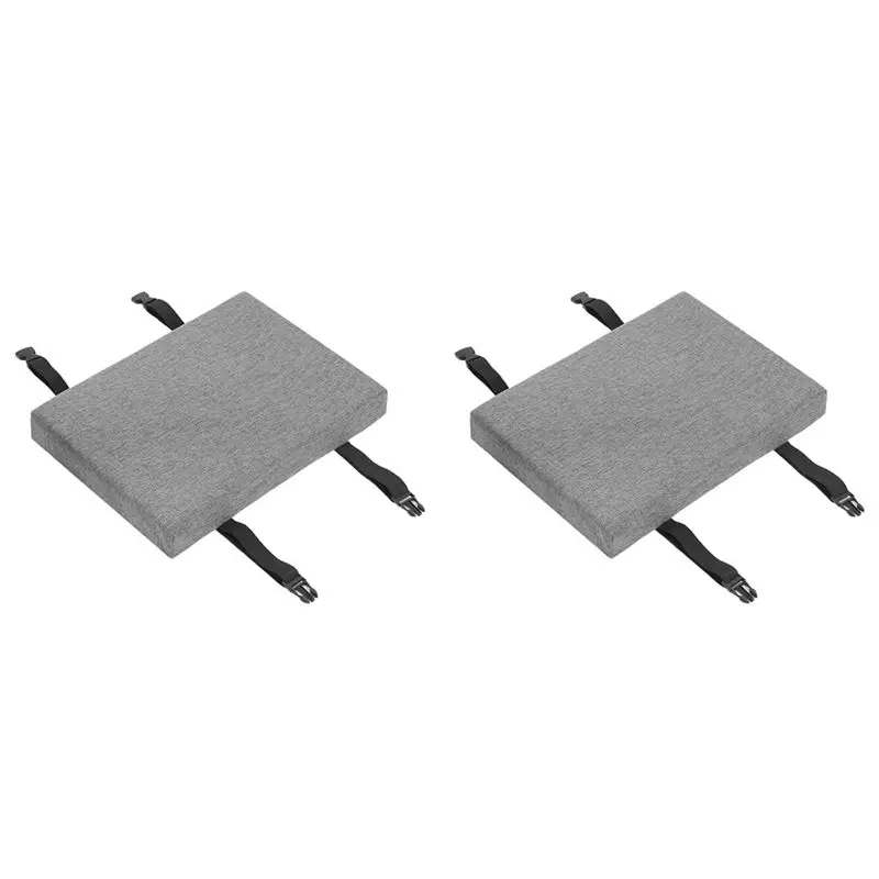 AEE8-2Pcs Student Cushion Chair Cushion Square Stool Thickened Sedentary Stool Butt Pad.