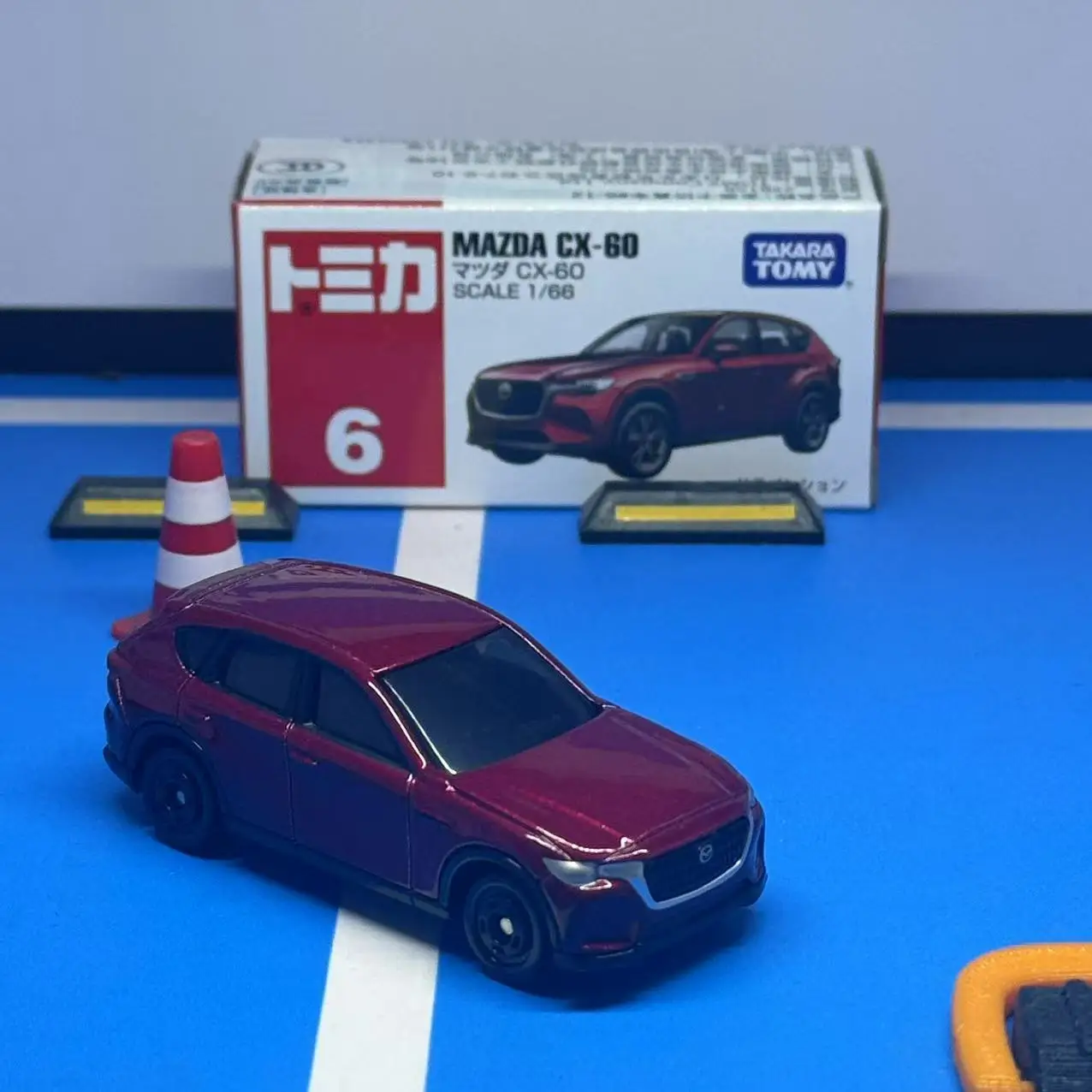 

Takara Tomy Tomica No.6 Mazda CX-60 Casting Static Alloy Car Vehicle Diecast Metal Mode Collection Display Boy Toy Gift 228158