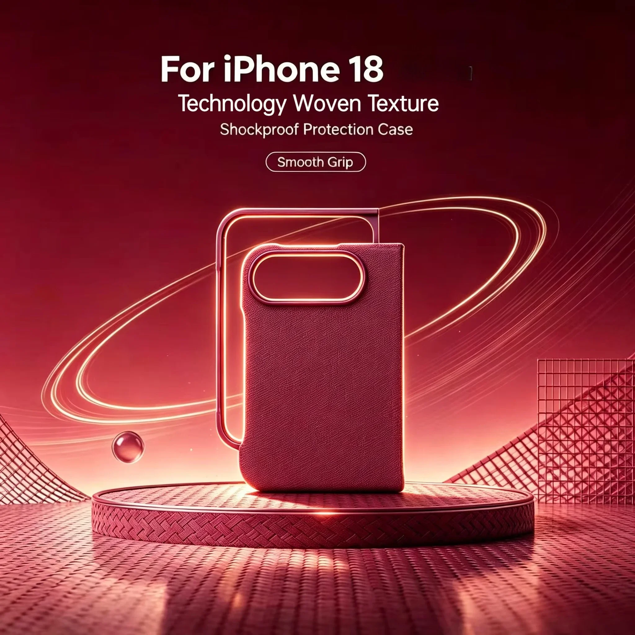 2in1 Fabric Anti-Fingerprint Shockproof Cover For iPhone Duo Match Color Technology Woven Texture Magnetic Back Case For Magsafe