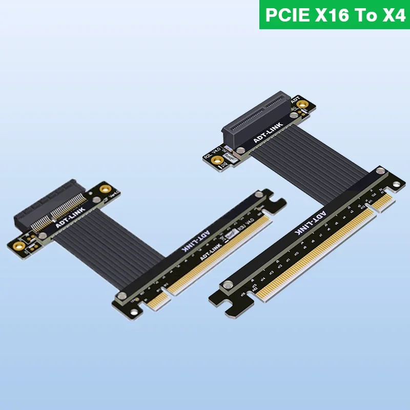 

ADT-Link PCI Express 4.0 X16 To X4 Extension Cable PCIe X16 / PCIe X4 R32UF 4.0 / R32UL 4.0