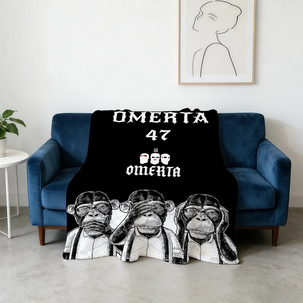 Cool O-Omerta 47 R-Records Blanket Flannel Warm Soft Throw Blanket For Room Sofa Childish Birthday Gifts