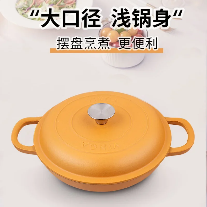 Non-Stick Cookware Set Kitchen Cooking Pot Kitchenware Food Sets Dining Bar Home Garden 3 Colors 30cm