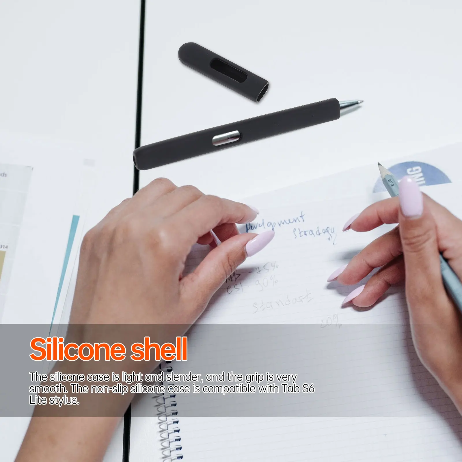 

Capacitive Stylus Pen Sleeve Silicon Protective Cover for Tab P610 Shockproof Scratch Resistant Non Slim Case