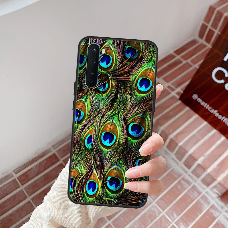 Чехол с павлиньими перьями для OnePlus 9 10 Pro Ace 8T 9R 9RT 10R 10T, чехол для OnePlus Nord CE 2 N20 N10 N100