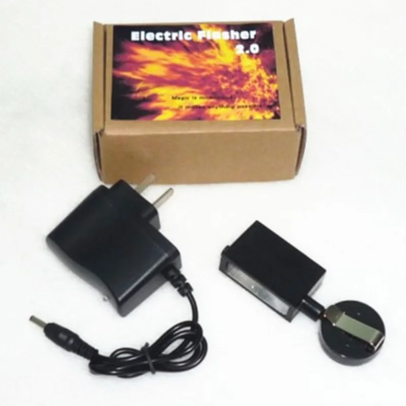 Electric Flasher 2.0 Charging Version Magic Tricks Props Gimmicks Party Stage Performance Illusion Mentalism Street Close up