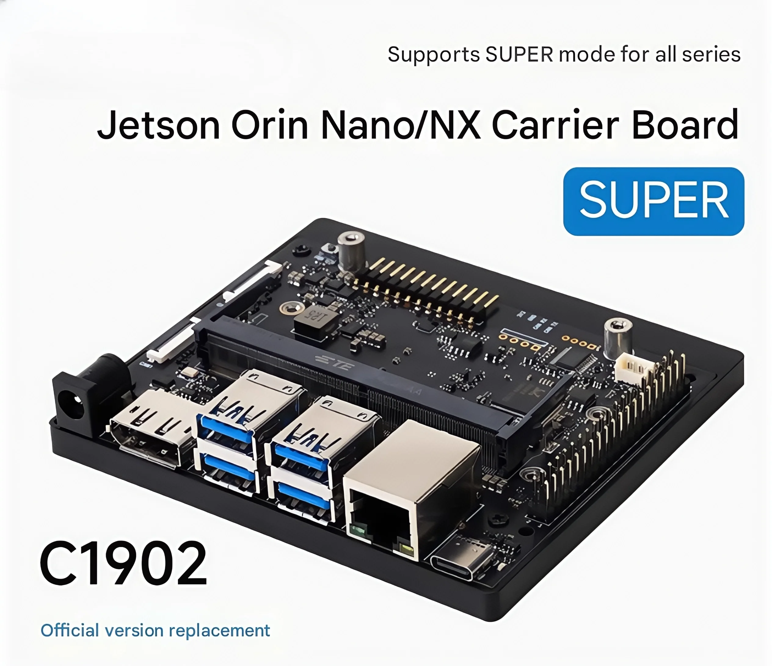 Jetson Orin Nano/NX C901Basboard Carrier Board AI Development Board Edge Computing