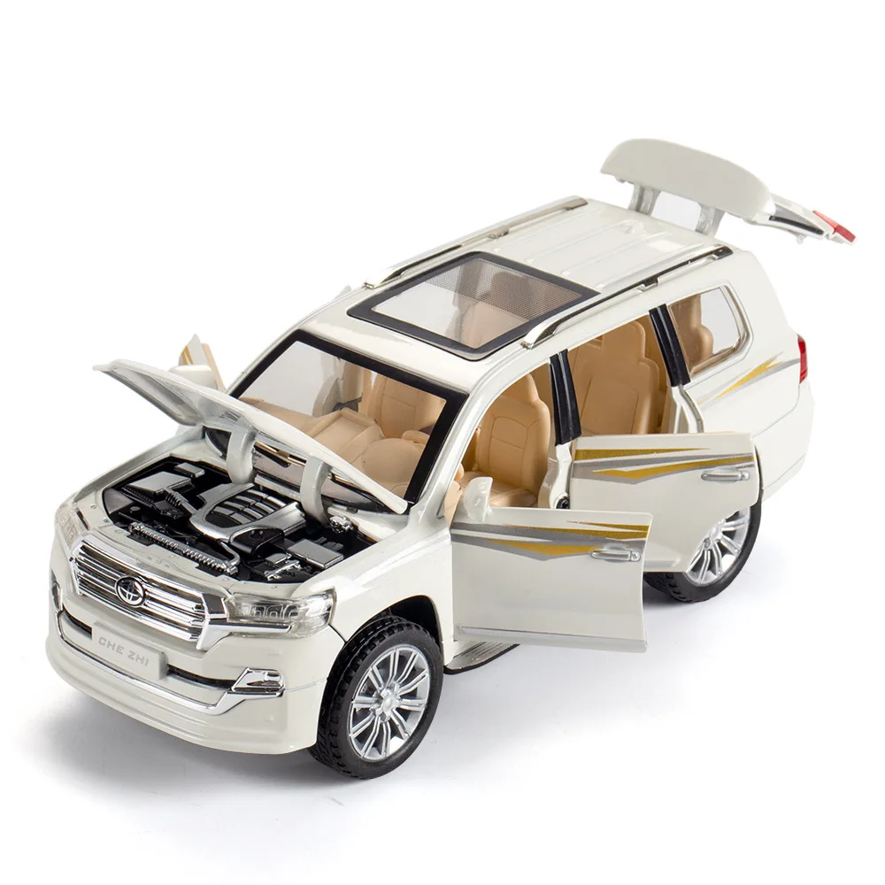 1:24 模擬ランドクルーザー SUV 合金車モデル装飾金属ビジネスセダンモデルハイエンドグッズギフト 20