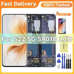 S22 For Samsung 6.1''For AMOLD S22 5G S901B S901U S901W S901N S901E LCD Display Touch Screen Digitizer Assembly Replacement