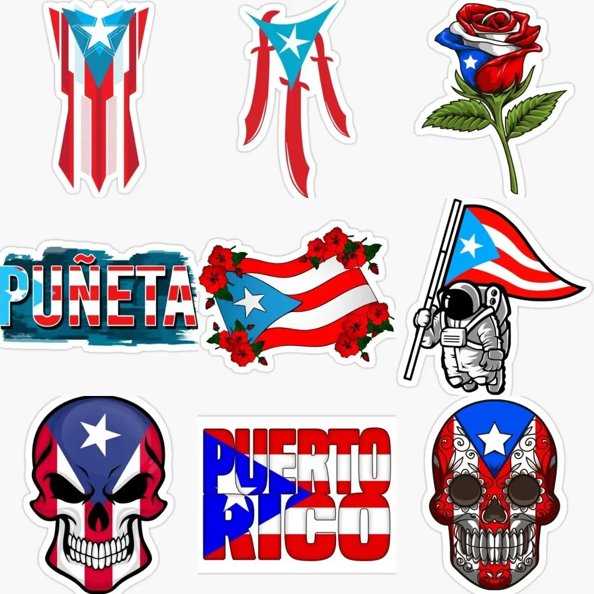 Puerto Rico Pr Flag…