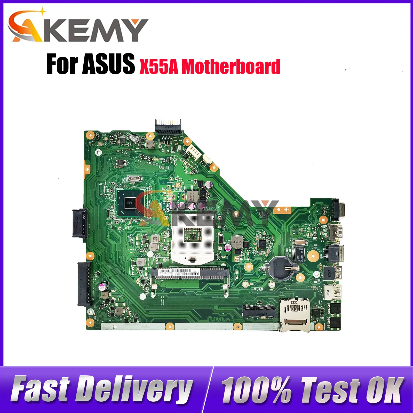 

Материнская плата для ноутбука X55A для ASUS VivoBook X55A X55A, материнская плата для ноутбука Цей товар в наличии, 100% тестирование, ОК, быстрая доставка