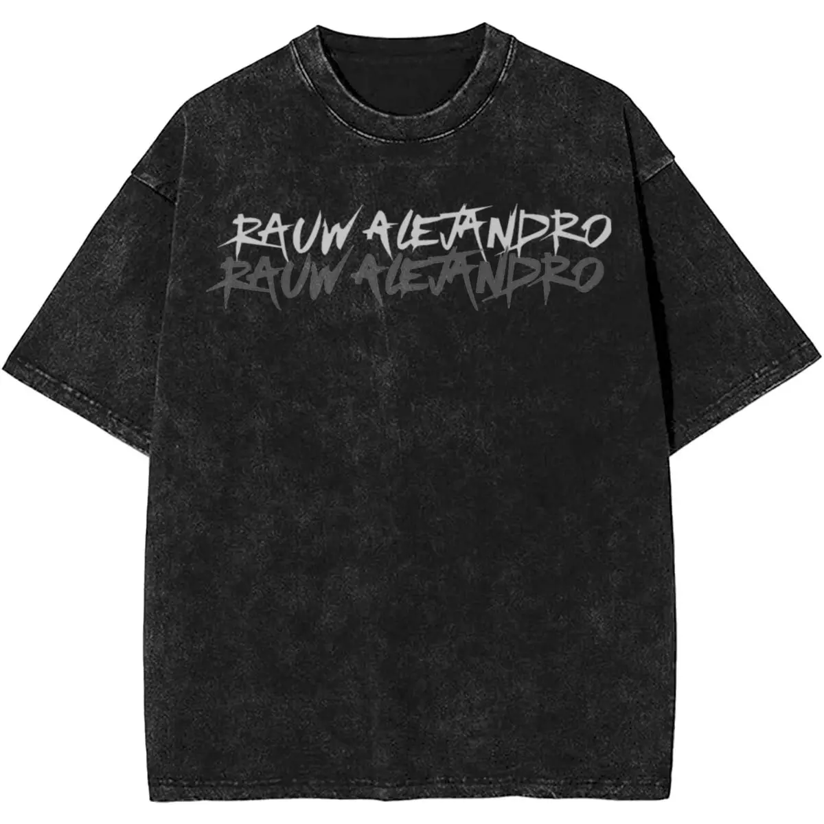 Rauw Alejandro Fan Gift Outfit Washed T Shirt for Men Women Streetwear Hip Hop T-Shirt Summer Tees Tops 100% Cotton