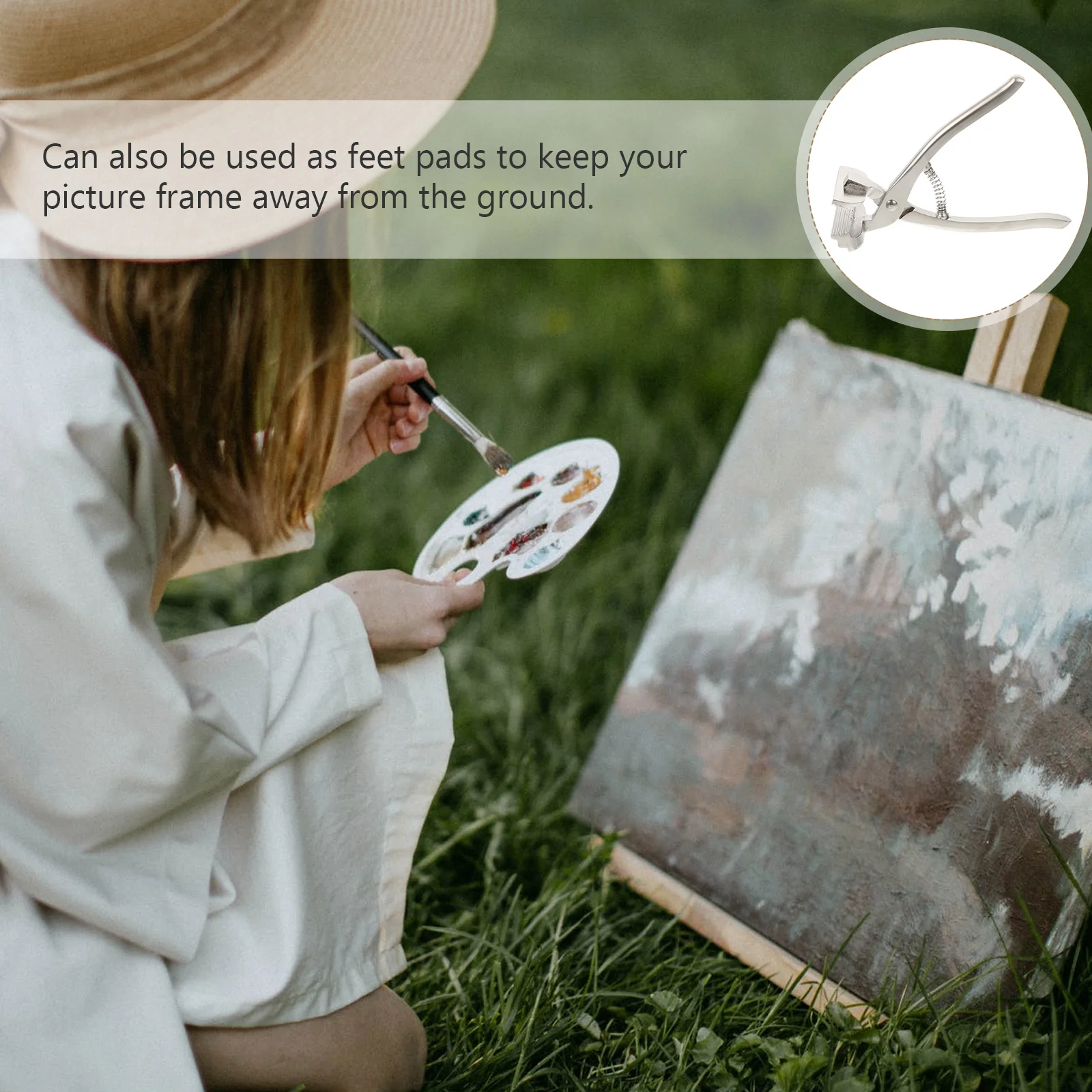 

Durable Stainless Steel Wet Canvas Holder Separating Clip for Oil Paintings Ergonomic Design Long Lasting Canvas Clip