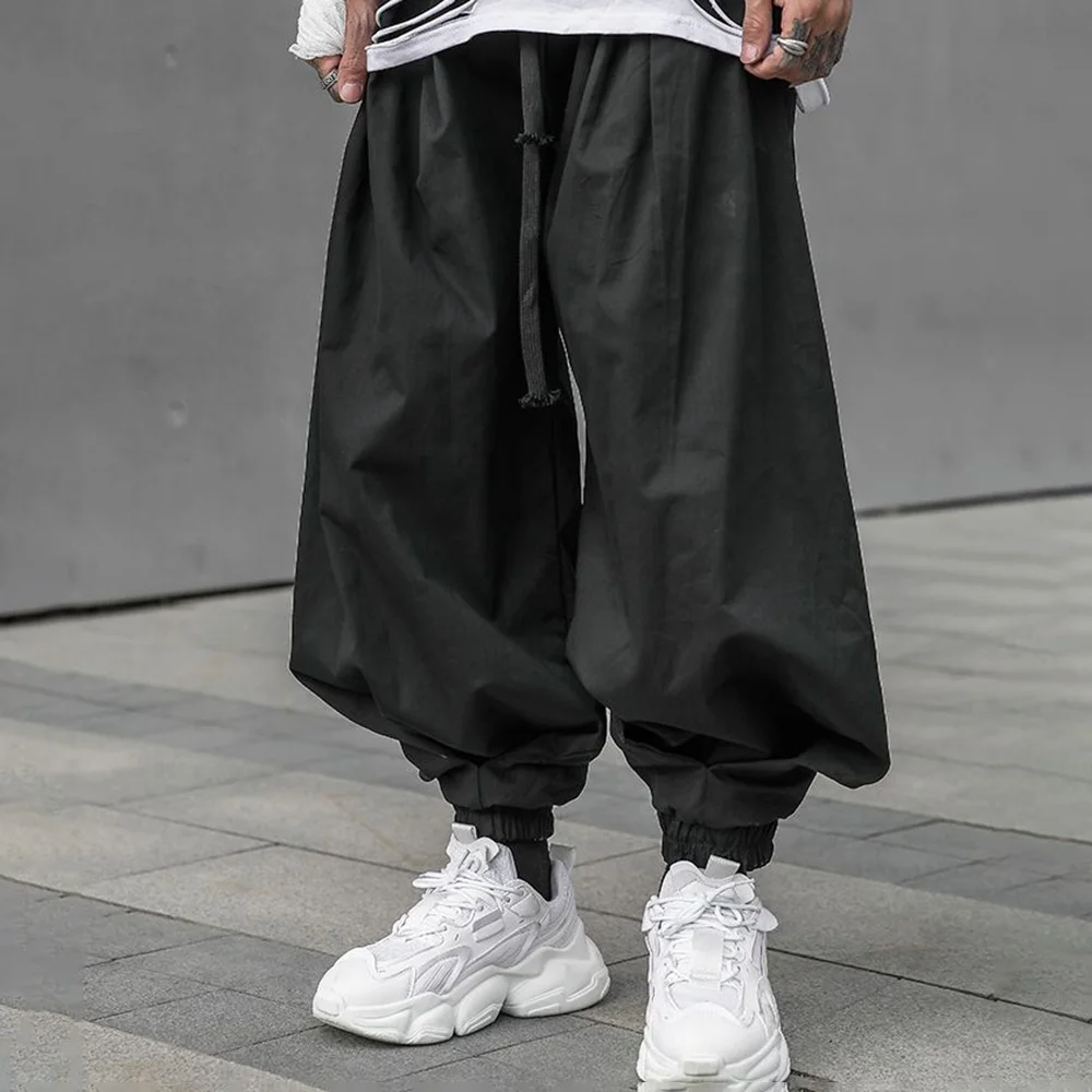 Calça casual japonesa gótica masculina, roupa de rua com todos os jogos, Harajuku, Punk, roupa de homem, 2024