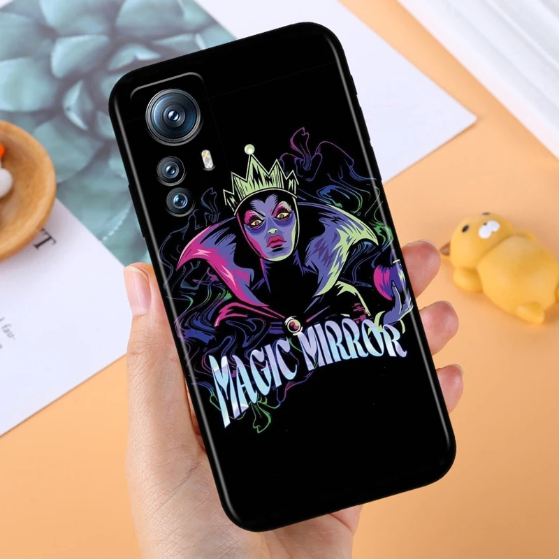 Disney Evil Queen Fairy Tales For Xiaomi Mi 14 13T 13 12T 12 11T 11i 11 10T 10 Pro Lite Ultra 5G Black Funda Phone Case