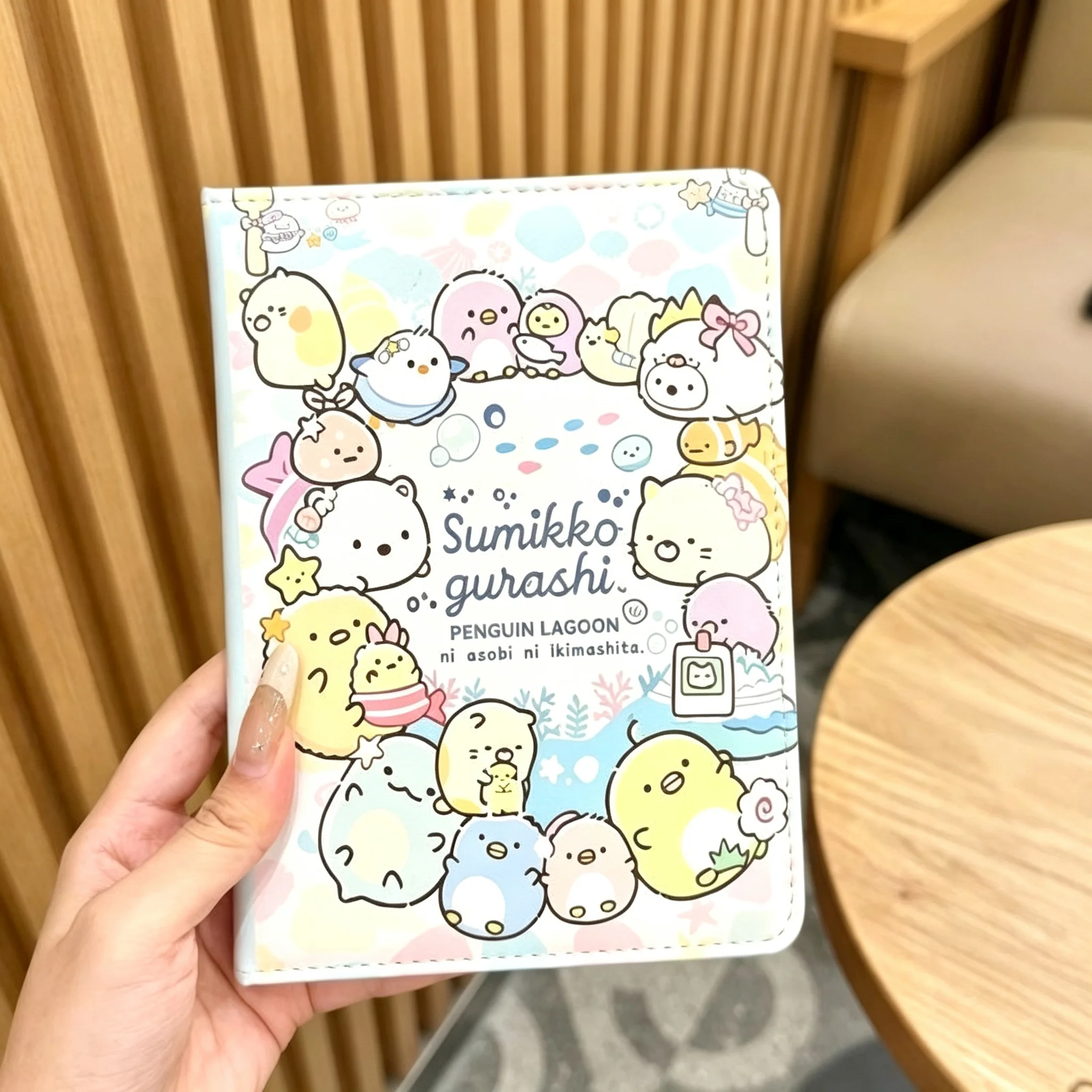 Cute Sumikko Gurashi Faux Leather Notebook Cartoon Character Diary Portable Notepad Journal for Student Gift