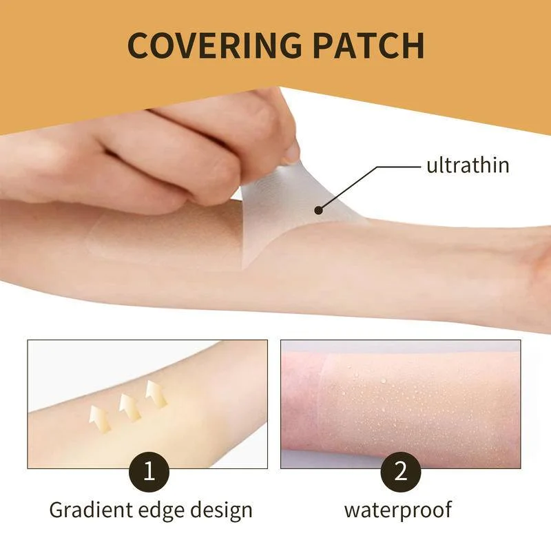 6PCS Silicone Scar Patches Removal Invisible Concealer Pad Gel Waterproof Tape Treatment for C-Section Keloid Burns Tummy Tuck