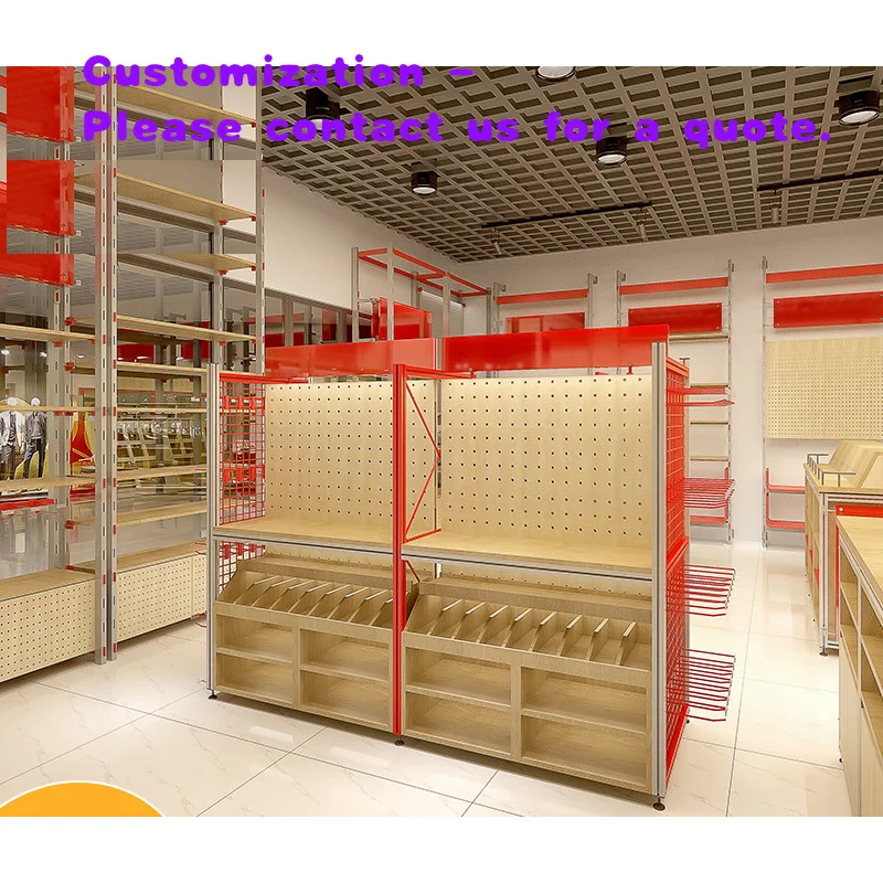 custom.Shopping Mall Chain Store Shelves Stationery Boutique Department Store Display Shelves Cosmetics and Makeup Cabinet
