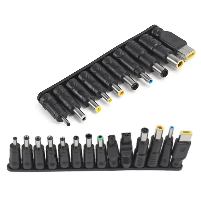 Notebook Charger Jack Adapter Type C USB C Laptop Power Connector 10Pcs Plug Tips + 1 Cable For Laptop PC Charging Repair Kit