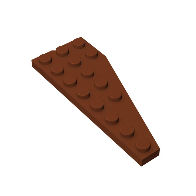10pcs MOC Puzzle Particle 50305 Wedge Plate 8x3 Building Blocks Kit Left Board House Bricks Toys Children Gifts Dropshipping