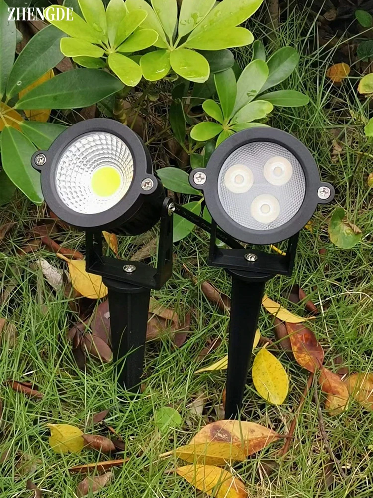 

LED Outdoor Garden Decorative Lighting 5W Lawn Floor Lighting Waterproof Spotlight LED Light Garden Path Spotlight AC110V 220V