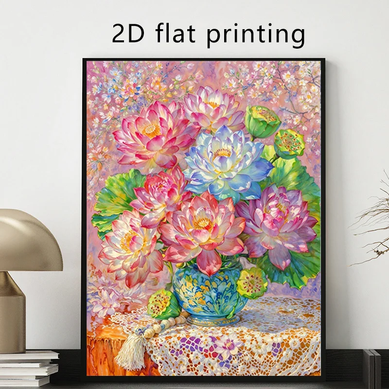 

500/1000/1200/2000PCS Puzzles for Adults Dreamy and Beautiful Lotus Flower,Jigsaw Puzzles Brain Challenge Game Gift Home Decor