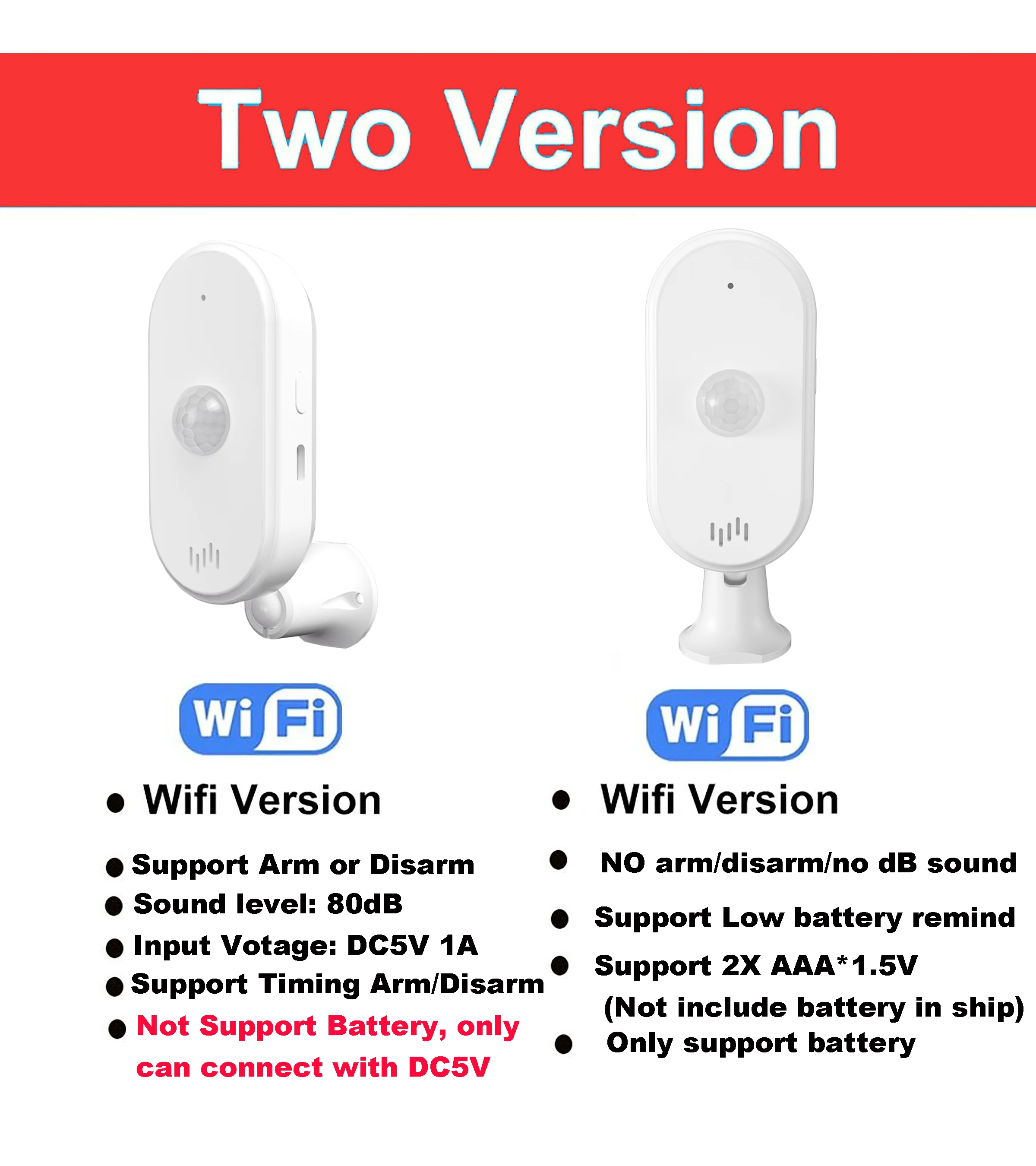 Tuya-Sensor de movimiento PIR para el hogar, Detector infrarrojo de cuerpo humano, Smart Life, DC5V, tipo C, batería PIR o AAA
