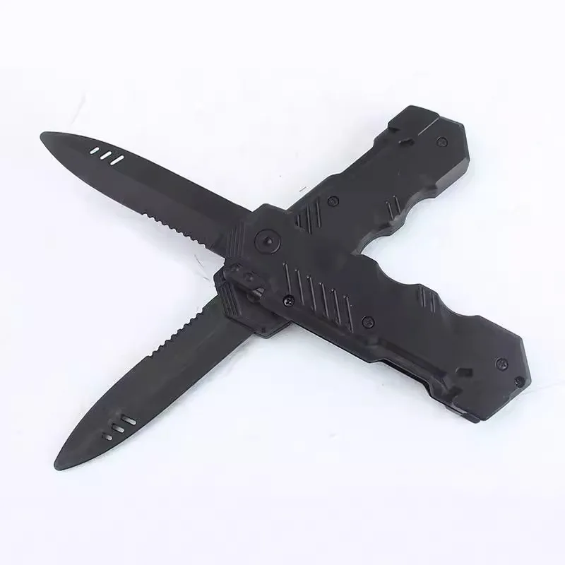 Popular Overseas Retractable Toy Knife Prop, Retractable Plastic Fake Dagger with No Sharp Blade, Prank Toy, Cosplay Accessory, Non-Electronic Screen Role-Playing Toy, Birthday Gift for Boys and Girls, Safe Retractable Toy Knife, Plastic Fake Prop Without Blade, Compatible with Lochen 98K Toy Gun, Children's Role-Playing Prank Toy, Suitable for Ages 3 and Above