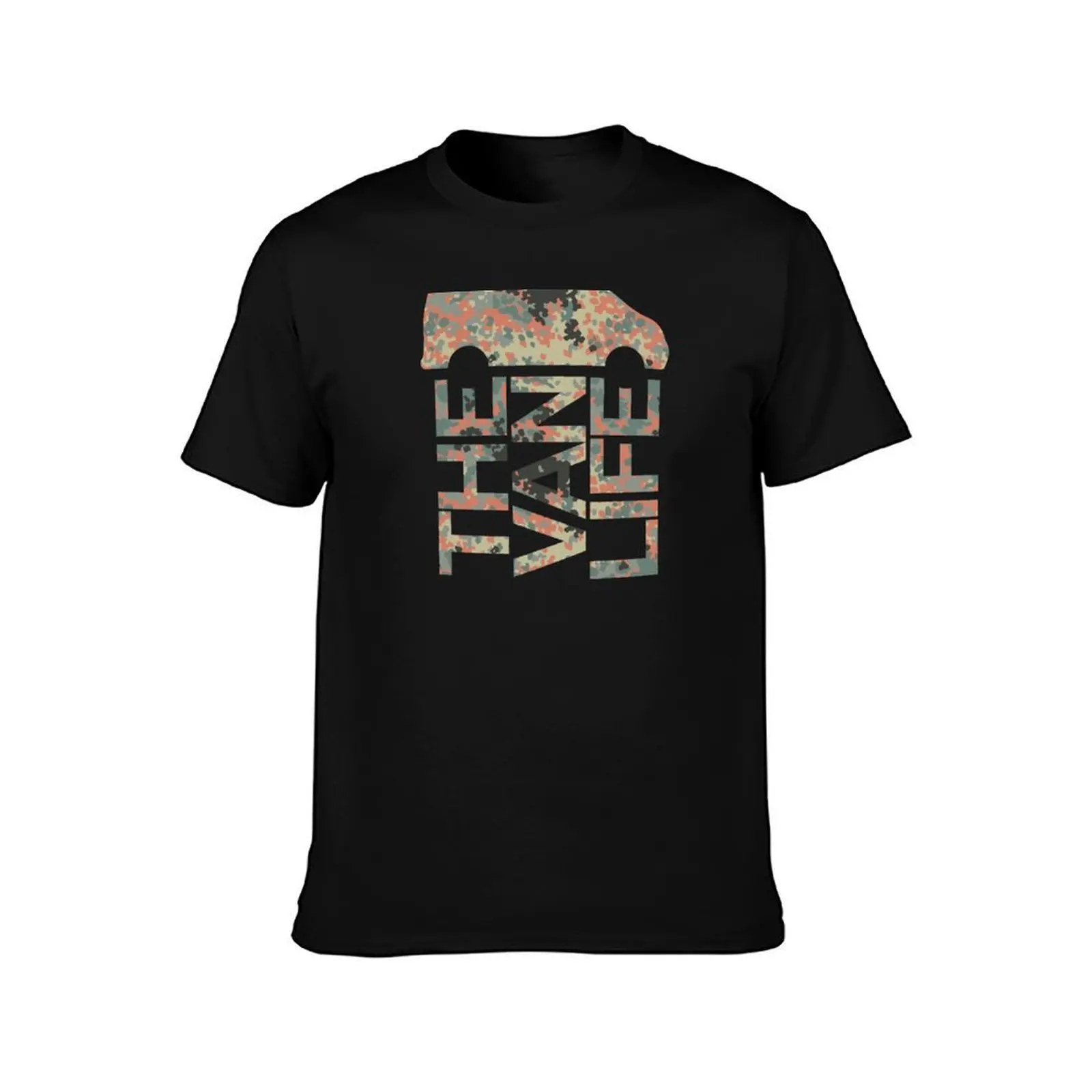 The Van Life Logo : Camo T-Shirt Work Wear Breathable Tee T-Shirt