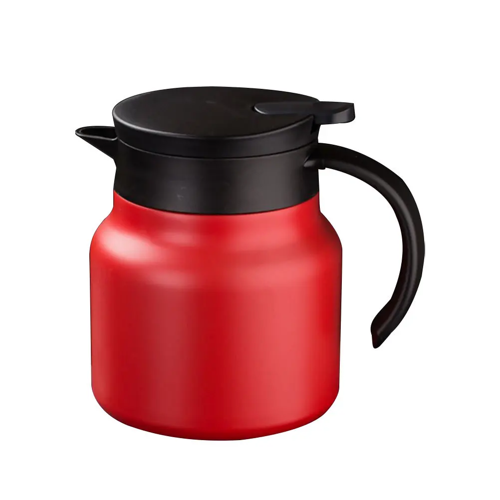 

1pc Stainless Steel Coffee Pot Large Capacity Thermal Kettle For Picnic Party Camping Insulated Water Bottle Heat Retention