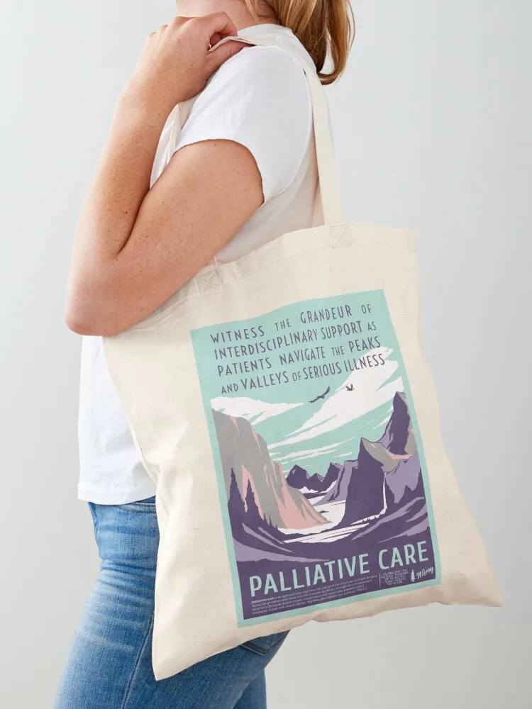 

Palliative Care Nature Poster Tote Bag Canvas Gift bag Handbags university shopper bag