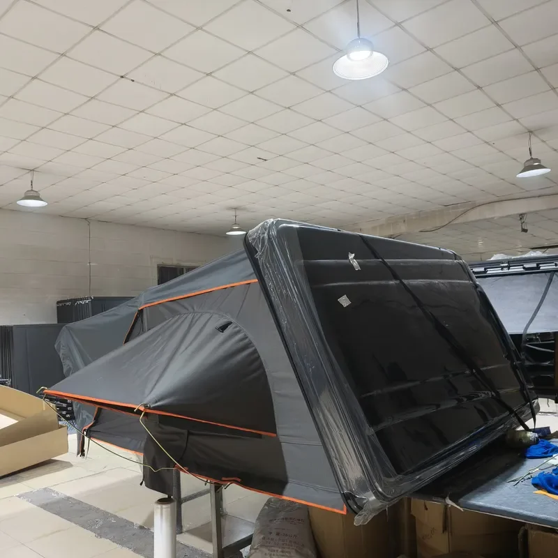 Heavy ABS Side Open 2.1 Roof Top Tent One Bedroom Waterproof Oxford Fabric Four-Season Honeycomb Aluminum Panels