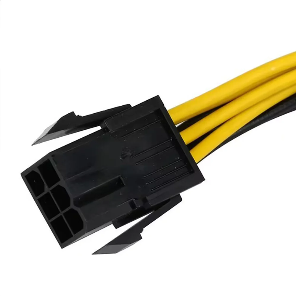 2PCS 6 Pin Feamle To 8 Pin Male PCI Express Power Converter Cable CPU Video Graphics Card 6Pin To 8Pin PCIE Power Cable