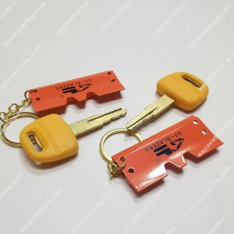 for Komatsu excavator PC60120150200-3456 electric door lock key, pure copper key high-quality accessories 1pcs