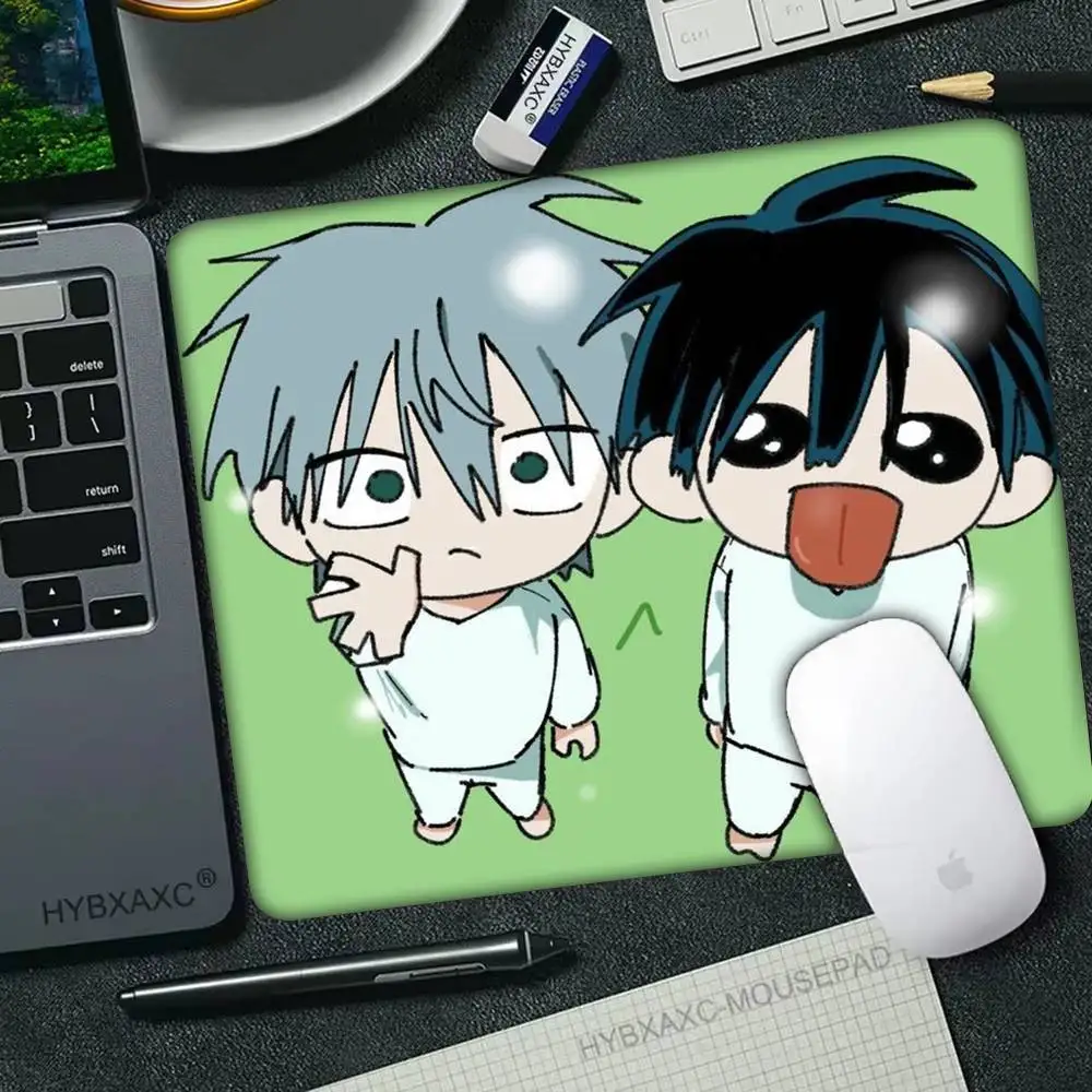 

Funny Alien Stage Ivan And Till Mousepad Small LockEdge For Gamers Computer Desk Pad Rectangular Anti-slip Rubber