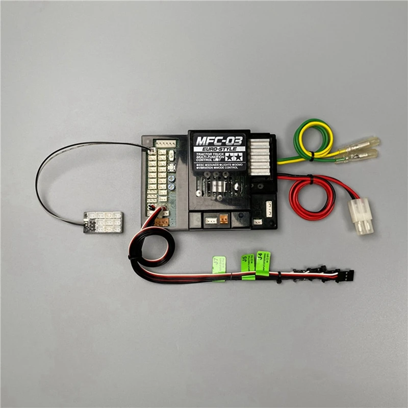 X18A-3X لوح تمديد نظام الضوء PH2.0 وحدة التوسعة لـ Tamiya MFC-03 1/14 مركبة يتم التحكم بها عن بُعد سكانيا Actros 1/10 RC الزاحف (أ)