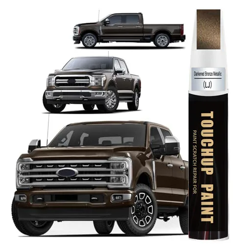 LJ Darkened Bronze Metallic Touch Up Paint for Ford, Car Paint Pen Scratch Repair Two-In-One Touch Up Paint